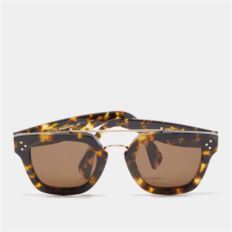 celine metal bridge square sunglasses|celine original sunglasses.